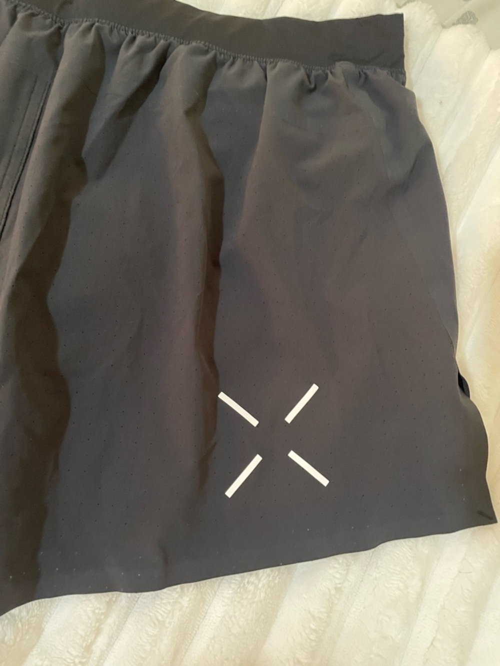 Ten thousand Men's Black Athletic Drawstring Shorts - Picture 7 of 12